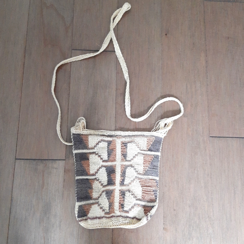 Vintage Handmade crossbody pocket
